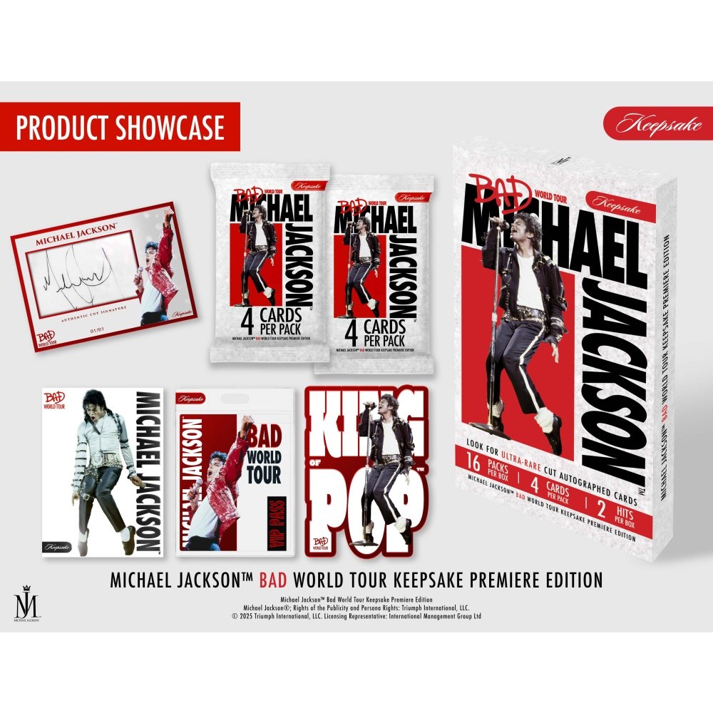 2025 Super Break Michael Jackson Bad World Tour Keepsake Premiere