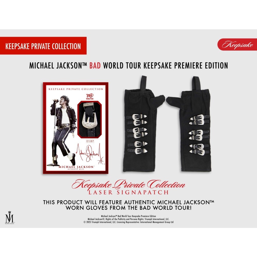 2025 Super Break Michael Jackson Bad World Tour Keepsake Premiere