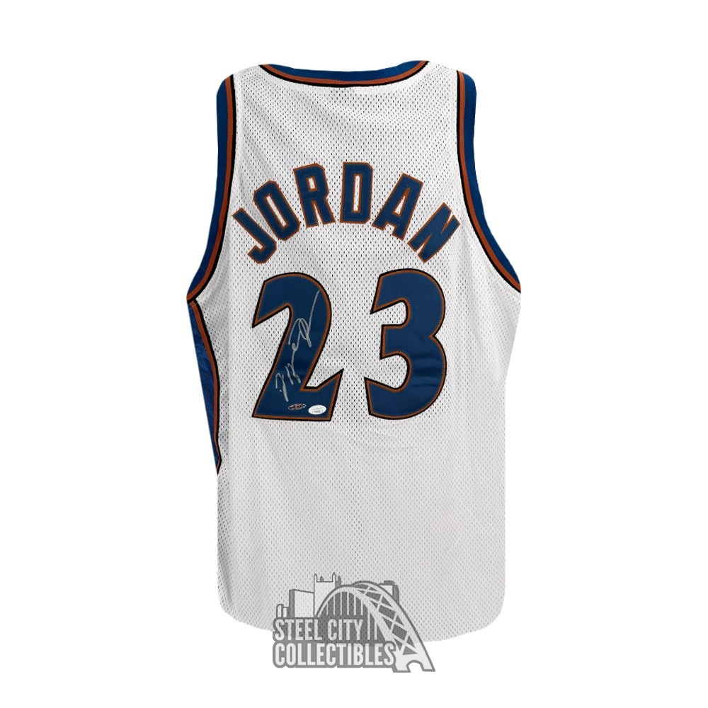 Michael Jordan Autographed Washington Wizards Nike White