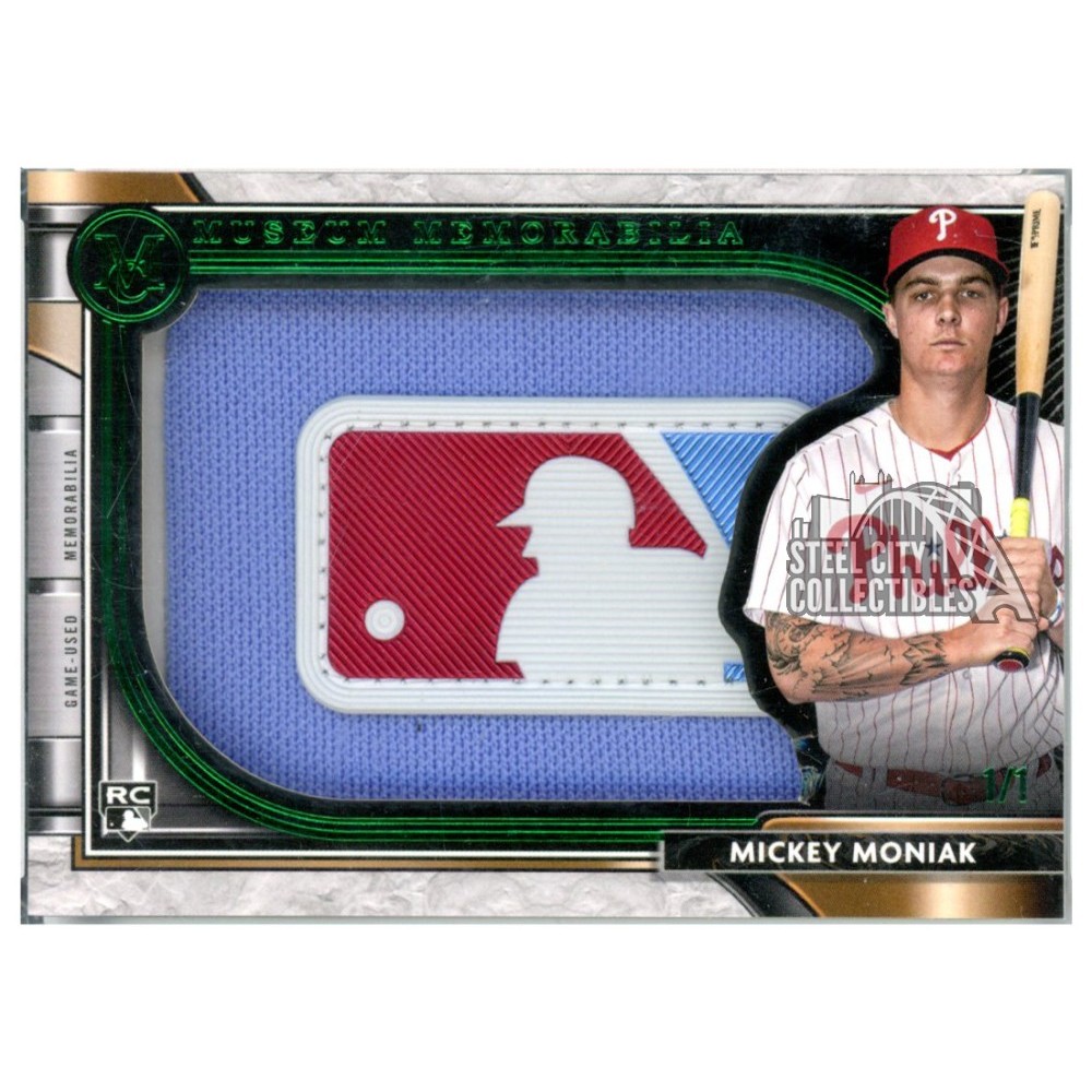 Mickey Moniak 2021 Topps Museum Collection Silhouetted Batter Logo