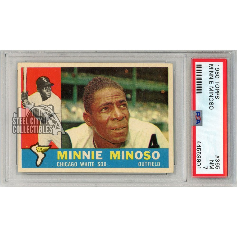 Minnie Minoso 1960 Topps Baseball Card #365 PSA 7 | Steel City Collectibles
