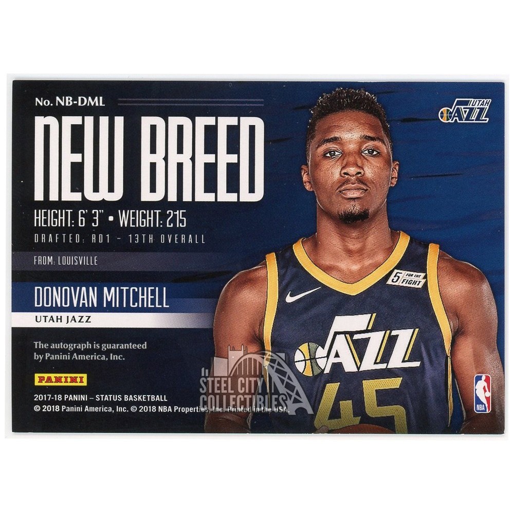 DONOVAN MITCHELL ROOKIE❗ Amazon.com: 2017-18 Panini NBA Hoops Basketball #263 Donovan