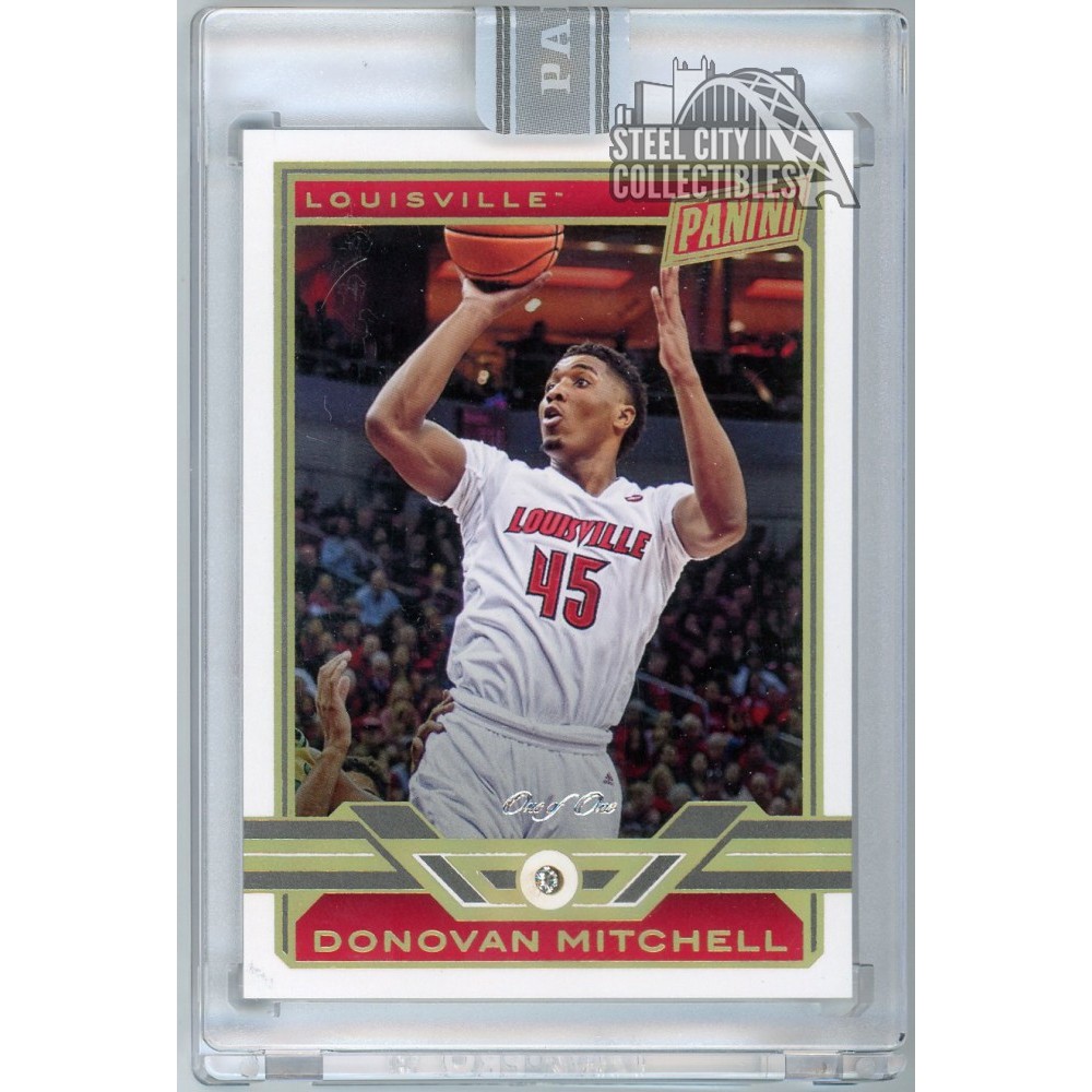 Donovan Mitchell 2018 Panini Diamond Rookie Card #DM 1/1 | Steel