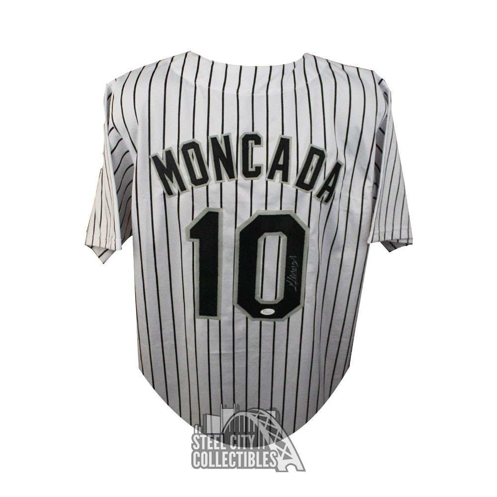 Yoan Moncada Autographed Chicago Custom White Baseball Jersey - JSA COA