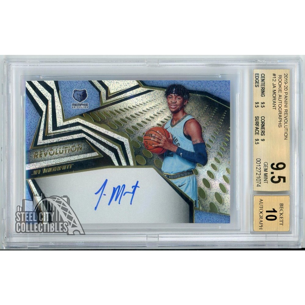 Ja Morant 2019-20 Panini Revolution Rookie Autograph Card RA-JMT
