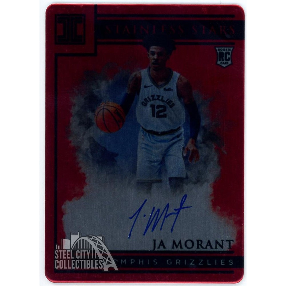 Ja Morant 2019-20 Panini Impeccable Stainless Stars Red Rookie