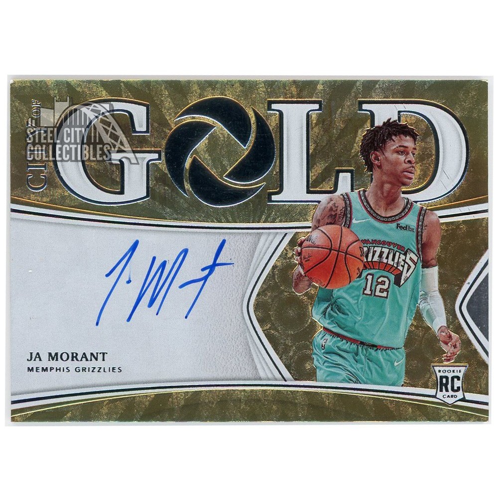 Ja Morant 2019-20 Panini Opulence City Of Gold Rookie Autograph