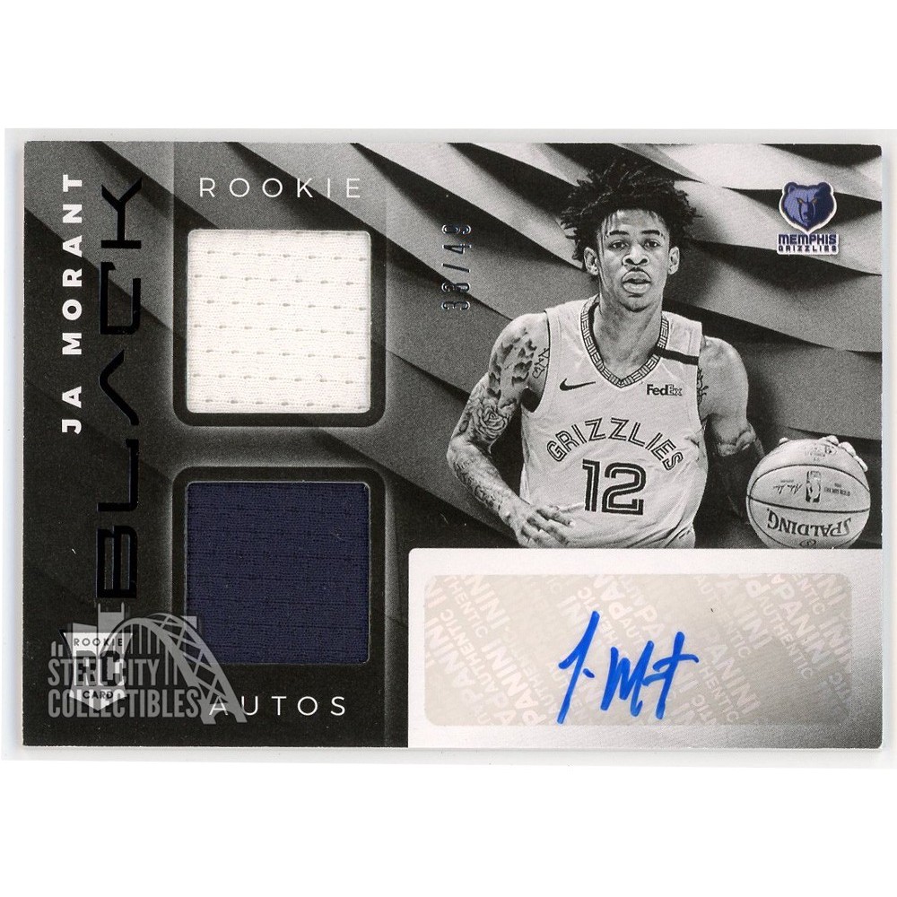 Ja Morant Patch Auto モラント パッチ オート RC NBA 🔥2019-20 Immaculate NIKE Ja Morant RC Auto Patch Tag 4/5