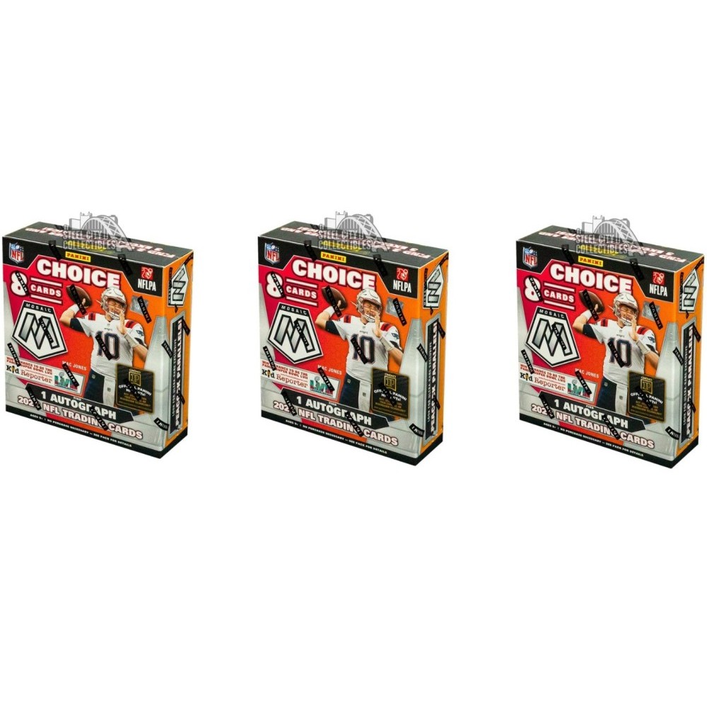 2022 Panini Mosaic Football Choice Football 3Box Random Division Group