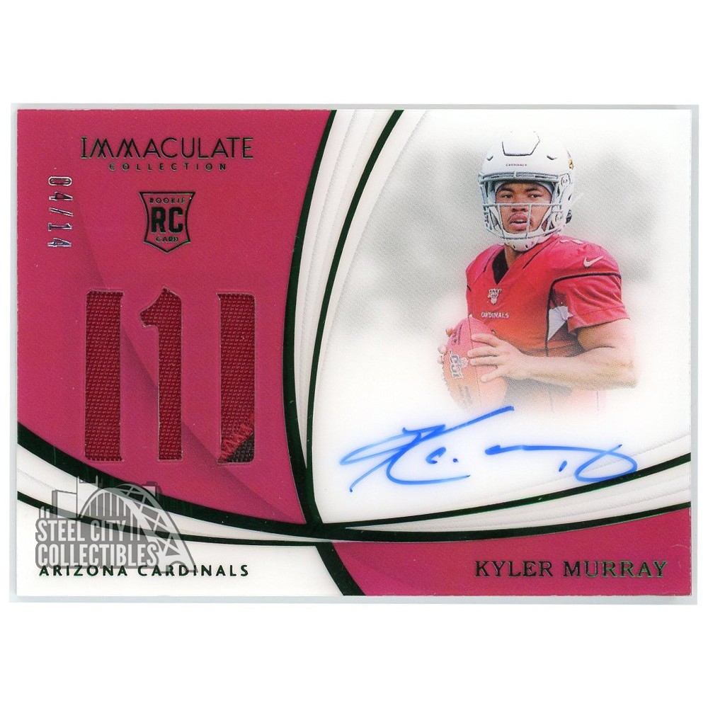 Kyler Murray 2019 Panini Immaculate Numbers Emerald FOTL Rookie