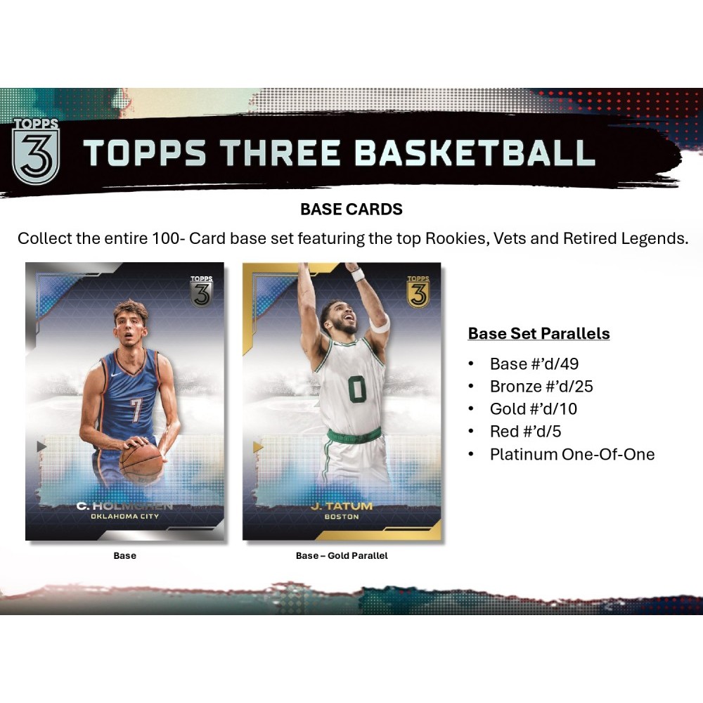 2023-24 Topps Three Basketball Hobby Box | Steel City