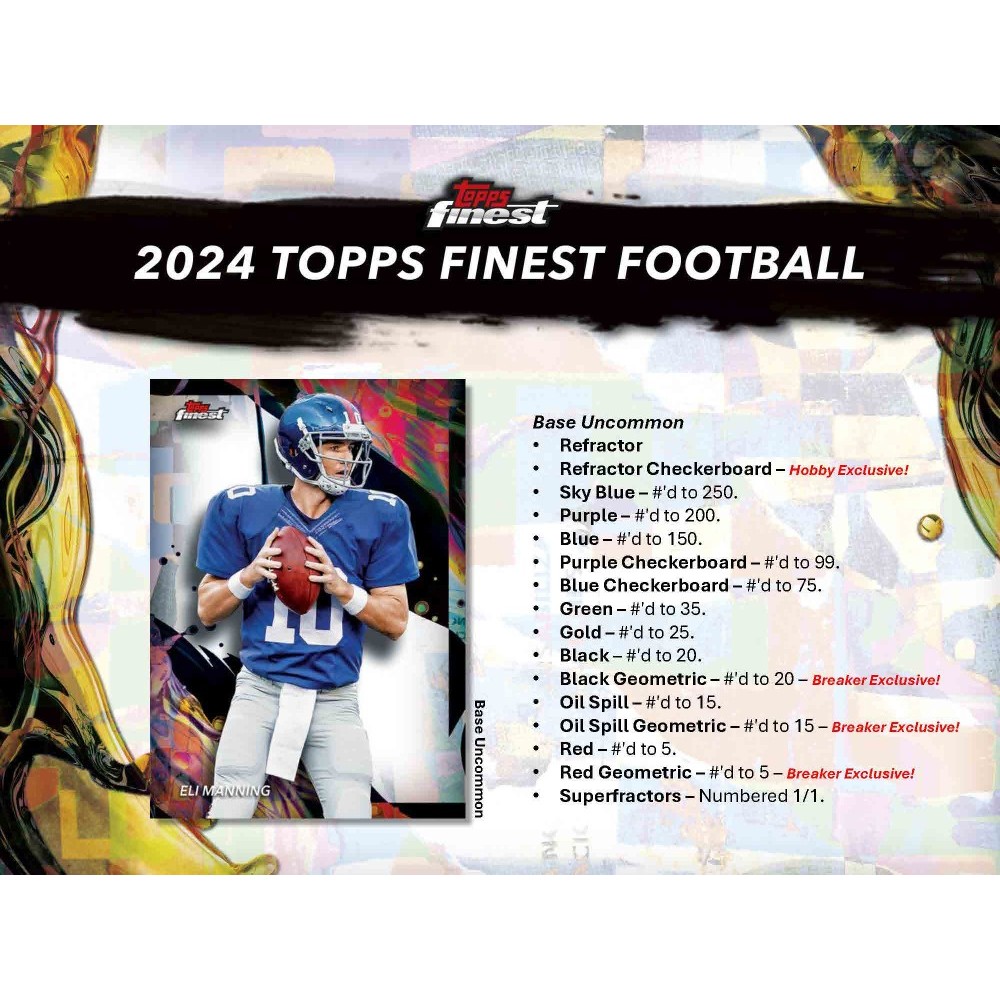 2024 Topps 起ら Finest Football HOBBY ファイネストフットボール