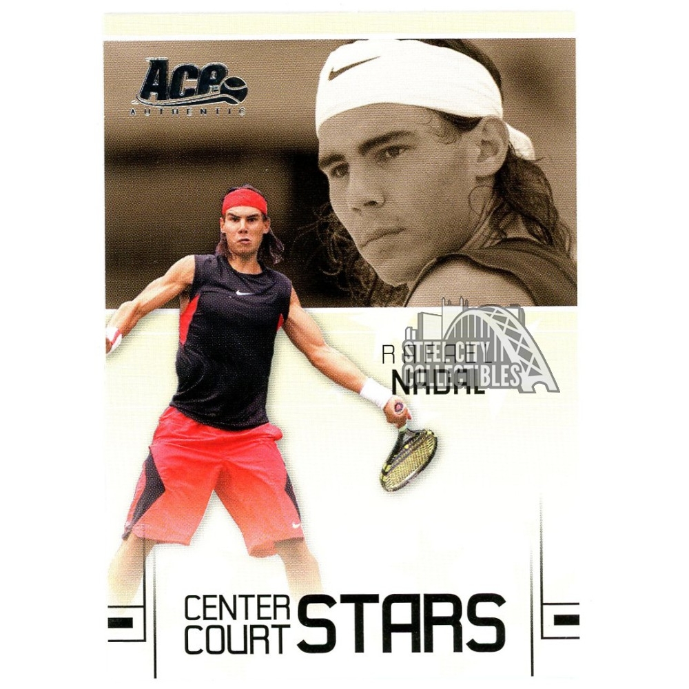 2006 Ace Authentic フェデラー・ナダルなどジャージカード Rafael Nadal 2006 Ace Authentic Center Court Stars Card #CC-17