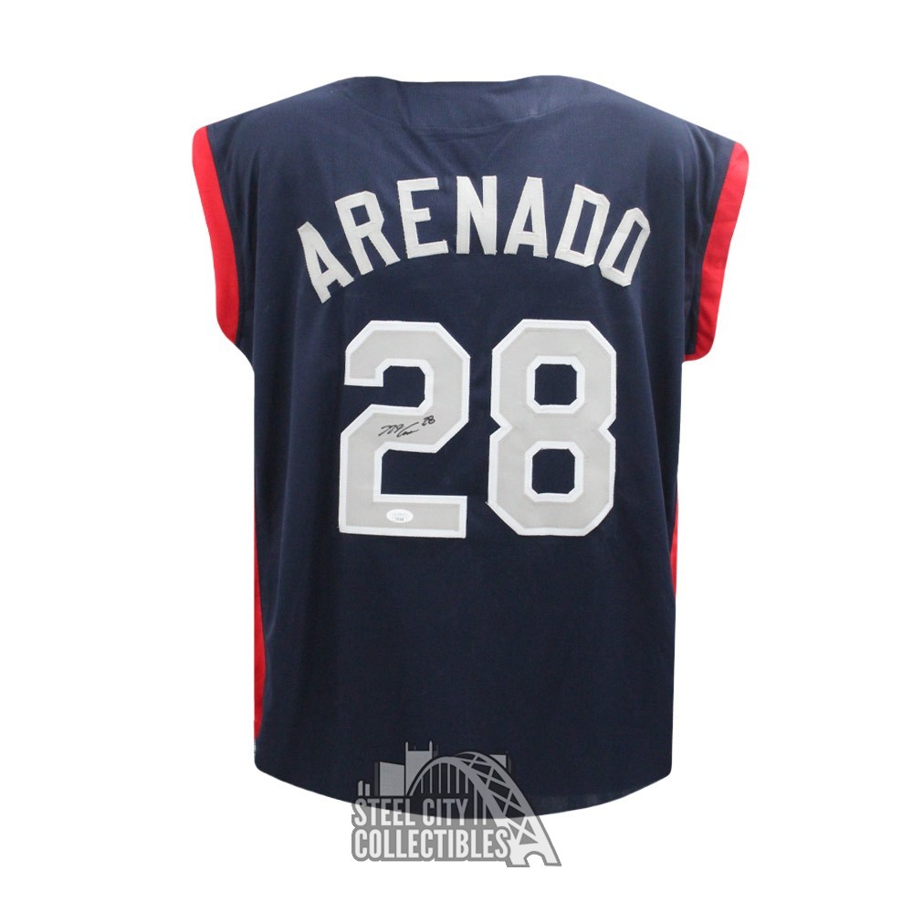 Nolan Arenado Autographed 2019 National Custom All Star Baseball Jersey -  JSA