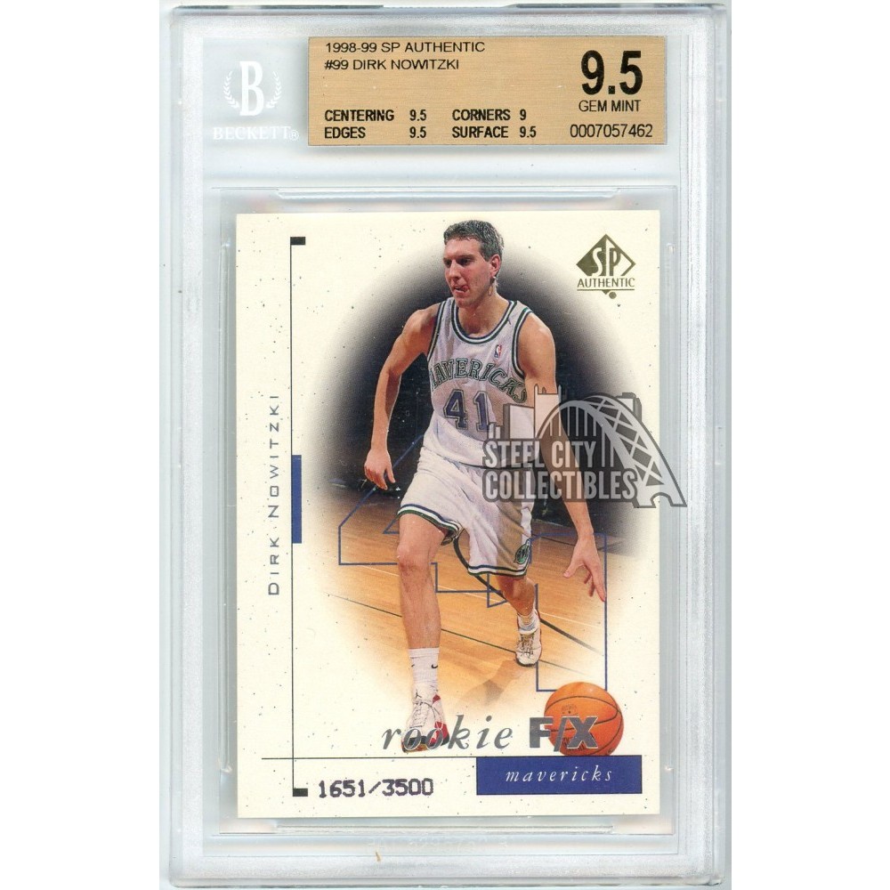Dirk Nowitzki 1998-99 Upper Deck SP Authentic Rookie Card