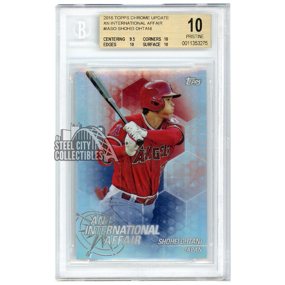 2018 TOPPS CHROME 大谷翔平 PSA10 鑑定済 PSA10大谷翔平 2018 【公式