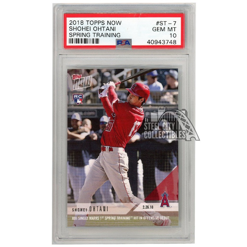 2018 Topps Now Shohei Ohtani #32(PSA満点) 2018 TOPPS NOW MOMENT OF 