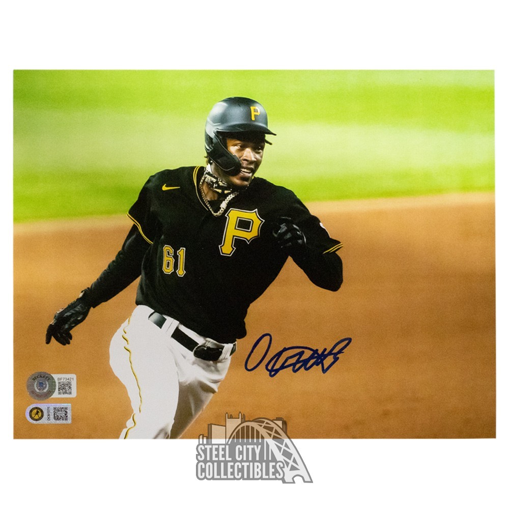 Oneil Cruz Autographed Pittsburgh Pirates 8x10 BAS (Running) Steel