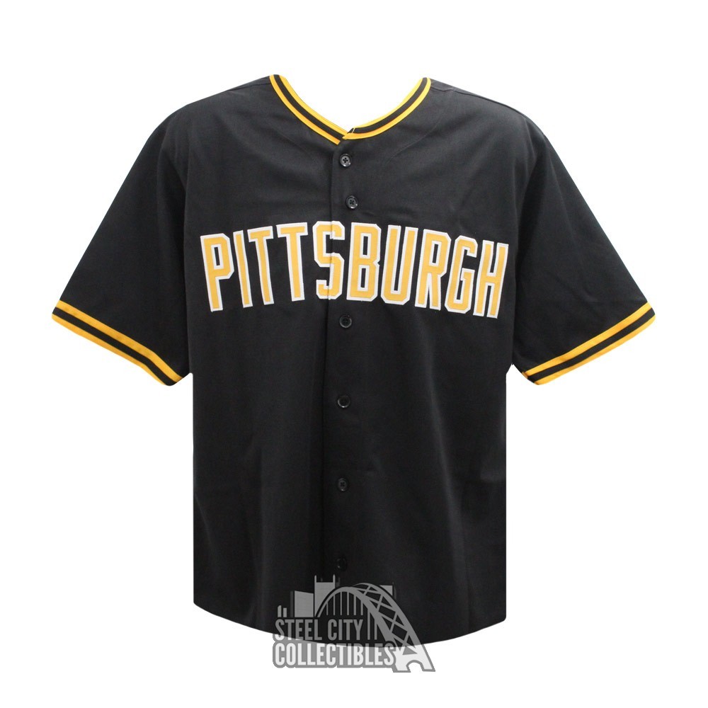 Oneil Cruz Autographed Pittsburgh Black Custom Baseball Jersey