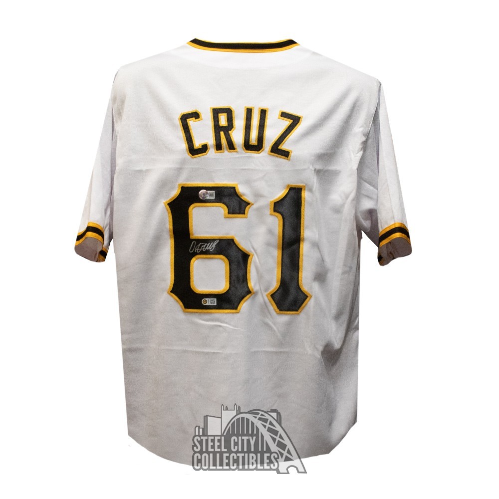 Oneil Cruz Autographed Pittsburgh Custom White Baseball Jersey