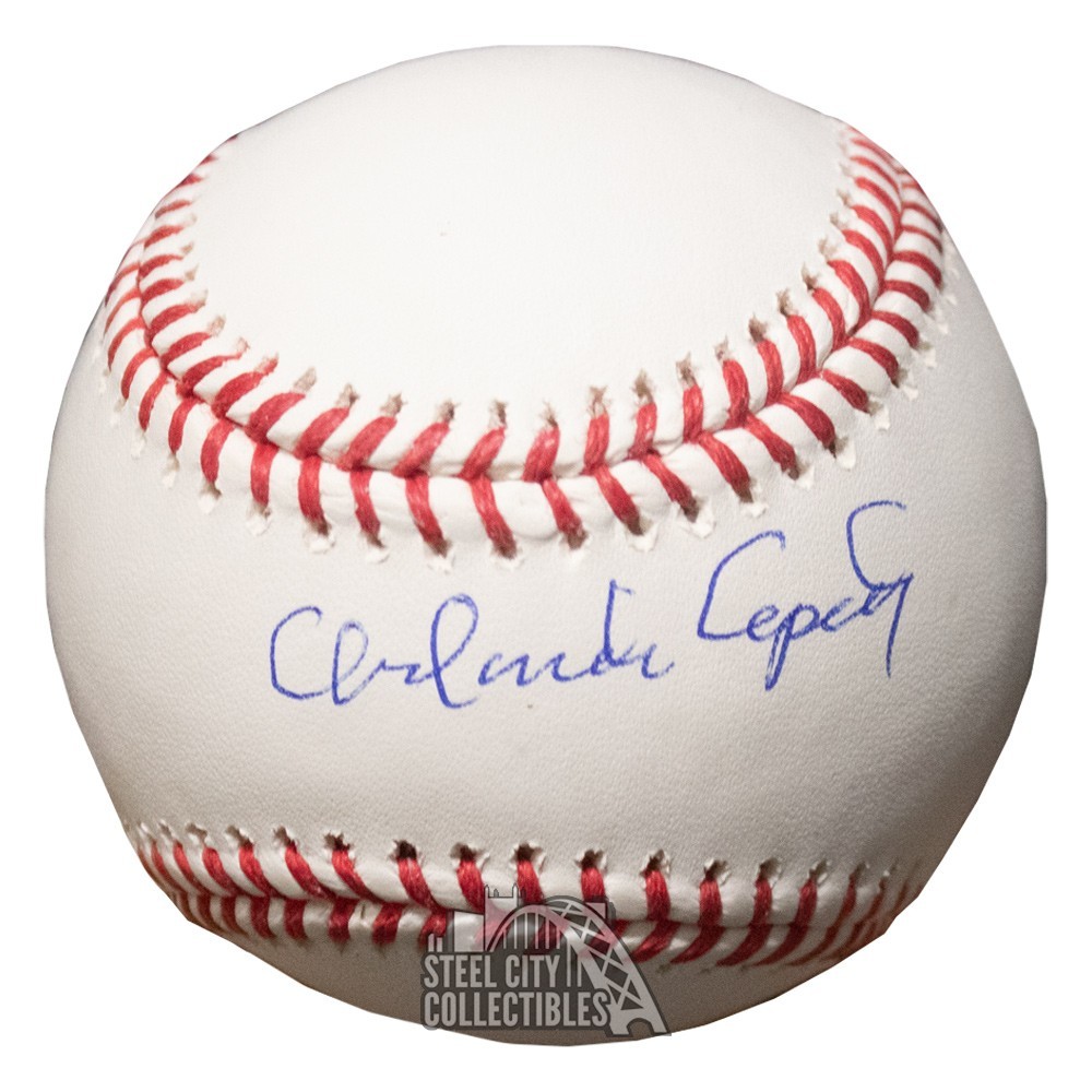 Orlando Cepeda Autographed Official MLB Baseball BAS Steel City