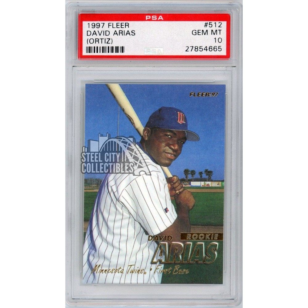 David Arias Ortiz 1997 Fleer Baseball Rookie Card #512 PSA 10 GEM