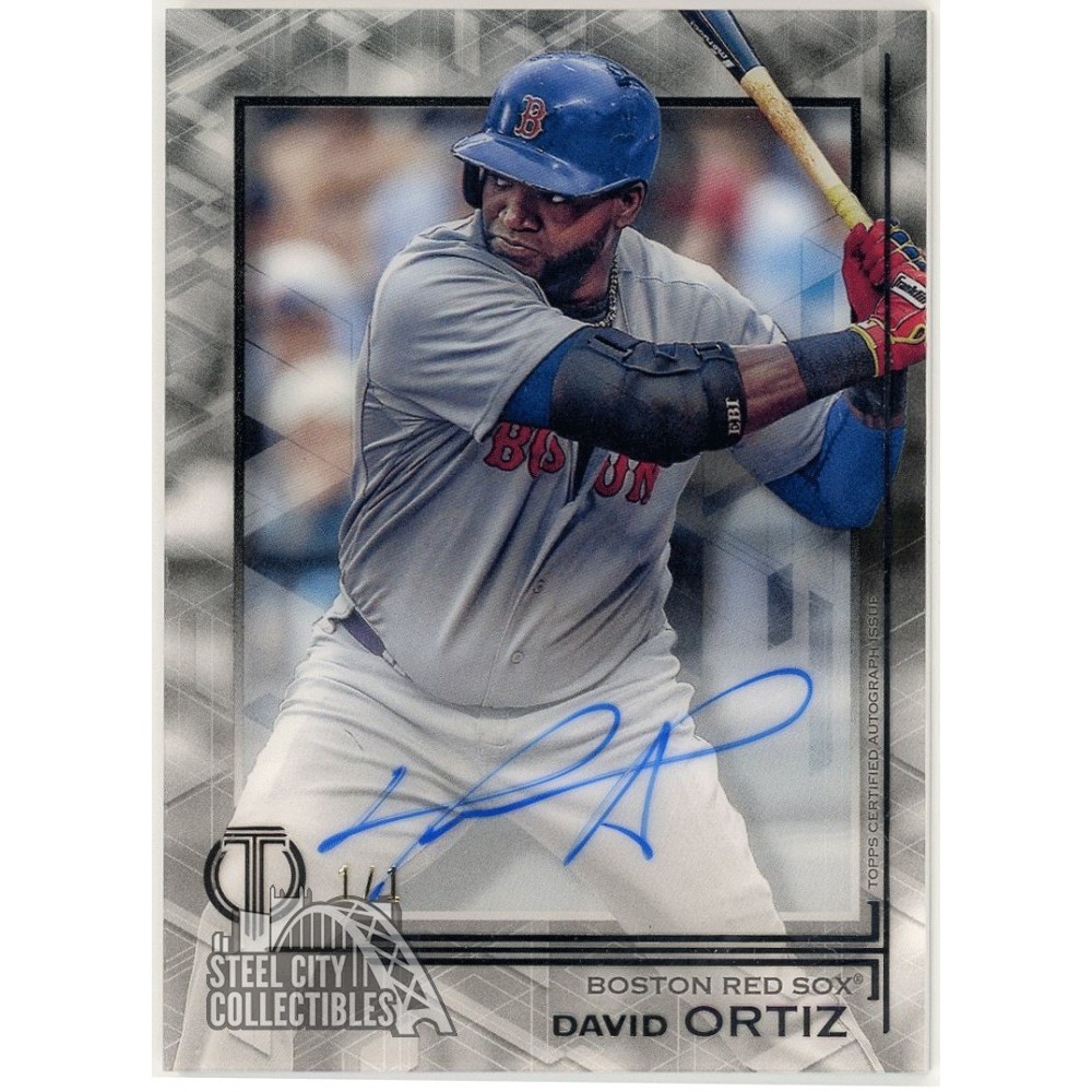 David Ortiz 2019 Topps Tribute Autograph Card #TA-DO 1/1 | Steel