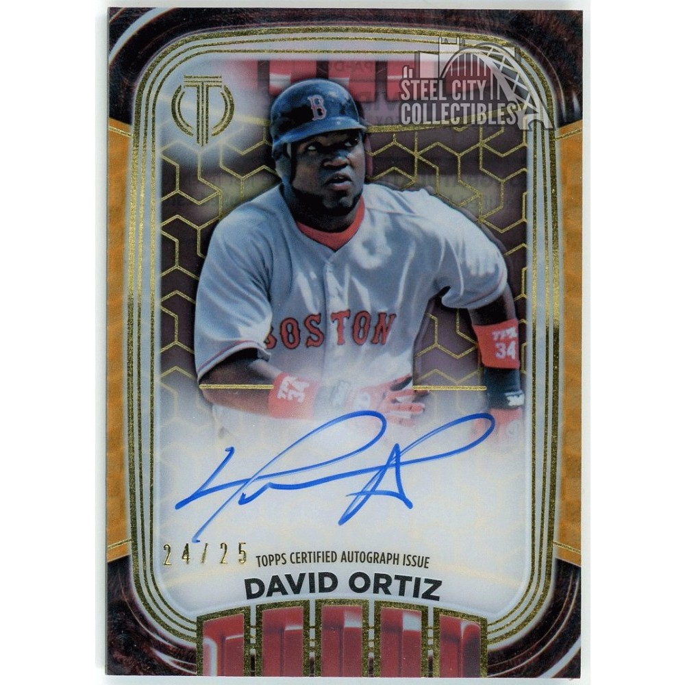 David Ortiz 2022 Topps Tribute Iconic Perspectives Autograph Card