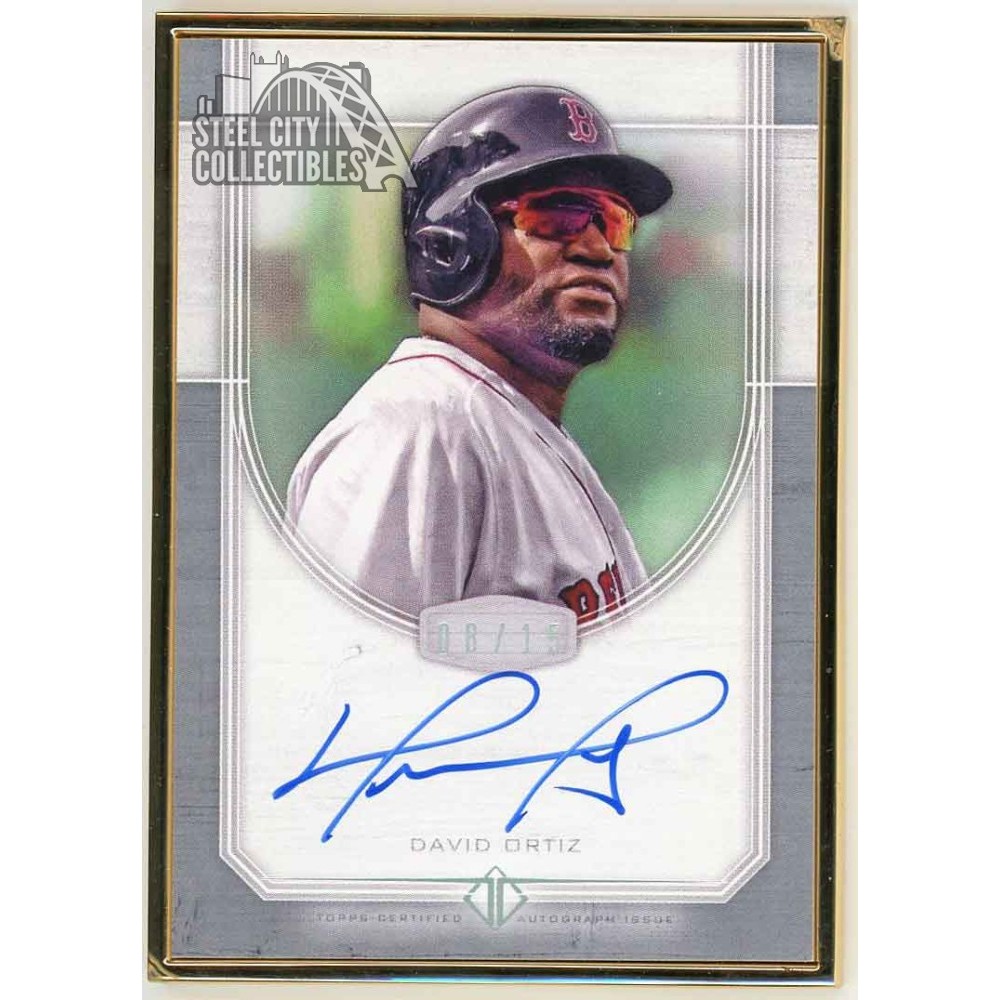 David Ortiz 2017 Topps Transcendent Framed Auto Card #TCA-DO 08/15