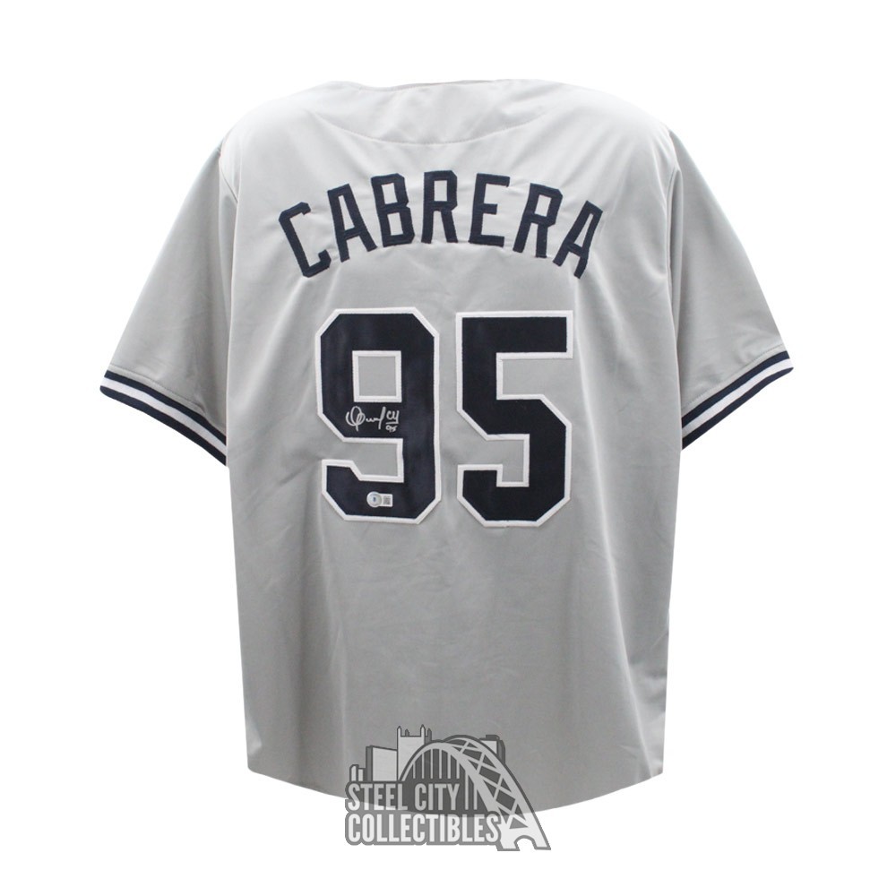 Oswaldo Cabrera New York Yankees Autographed Nike Home Jersey (CX Auth)