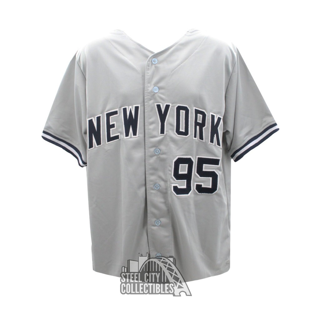 Oswaldo Cabrera Autographed New York Custom Gray Baseball Jersey - BAS