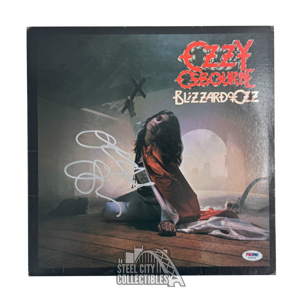Ozzy Osbourne Blizzard of Ozz サイン入り Ozzy Osbourne signed 