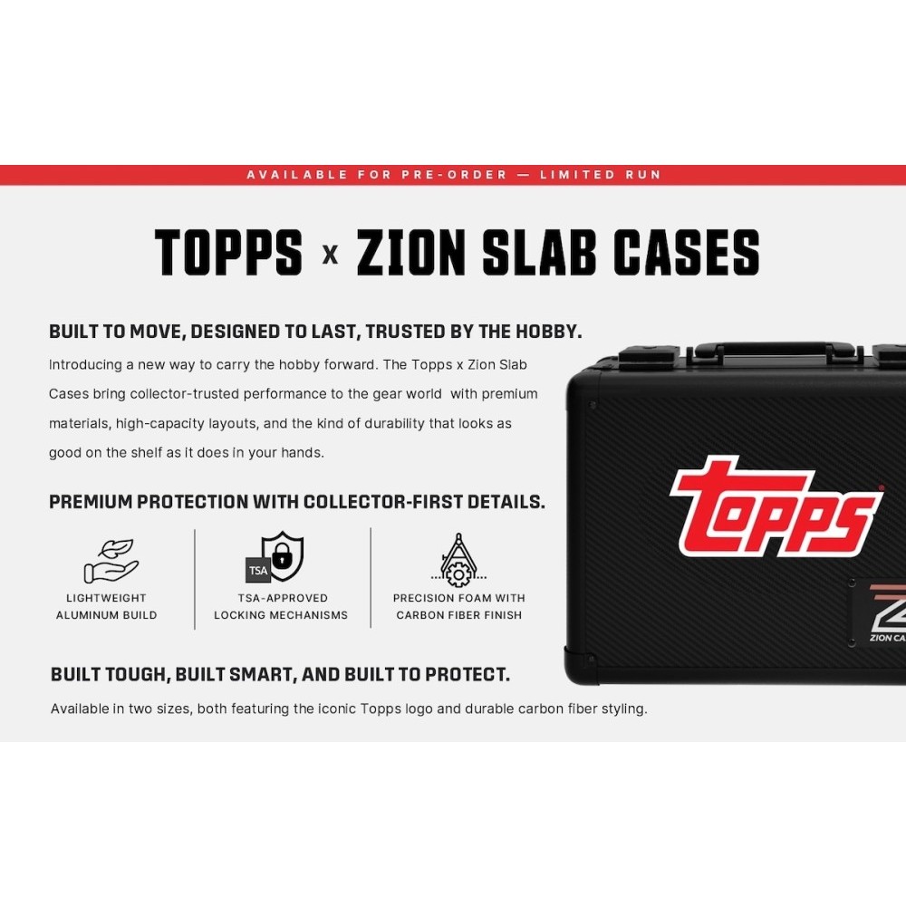Topps x Zion Slab Case 2R 2-Row Case | Steel City Collectibles