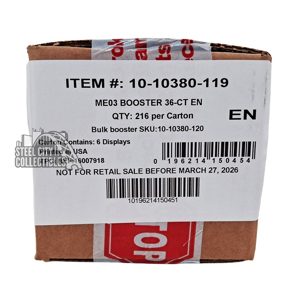 Pokemon Mega Evolution ME3 Perfect Order Booster 6-Box Case | Steel City  Collectibles