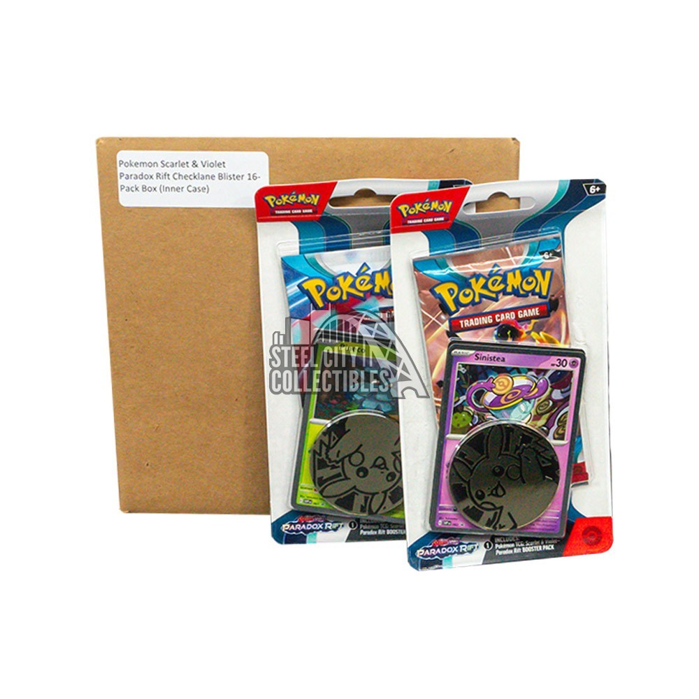 Pokemon Scarlet Violet Paradox Rift Checklane Blister 16 Pack