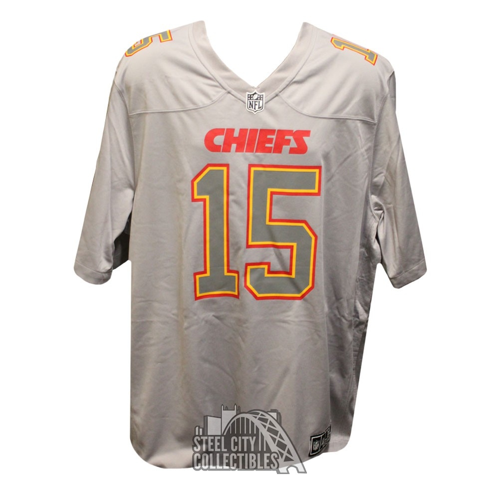 Patrick Mahomes Autographed Kansas City Gray Replica Football Jersey - BAS