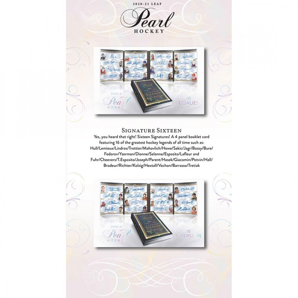 2020-21 Leaf Pearl Hockey Hobby Box | Steel City Collectibles