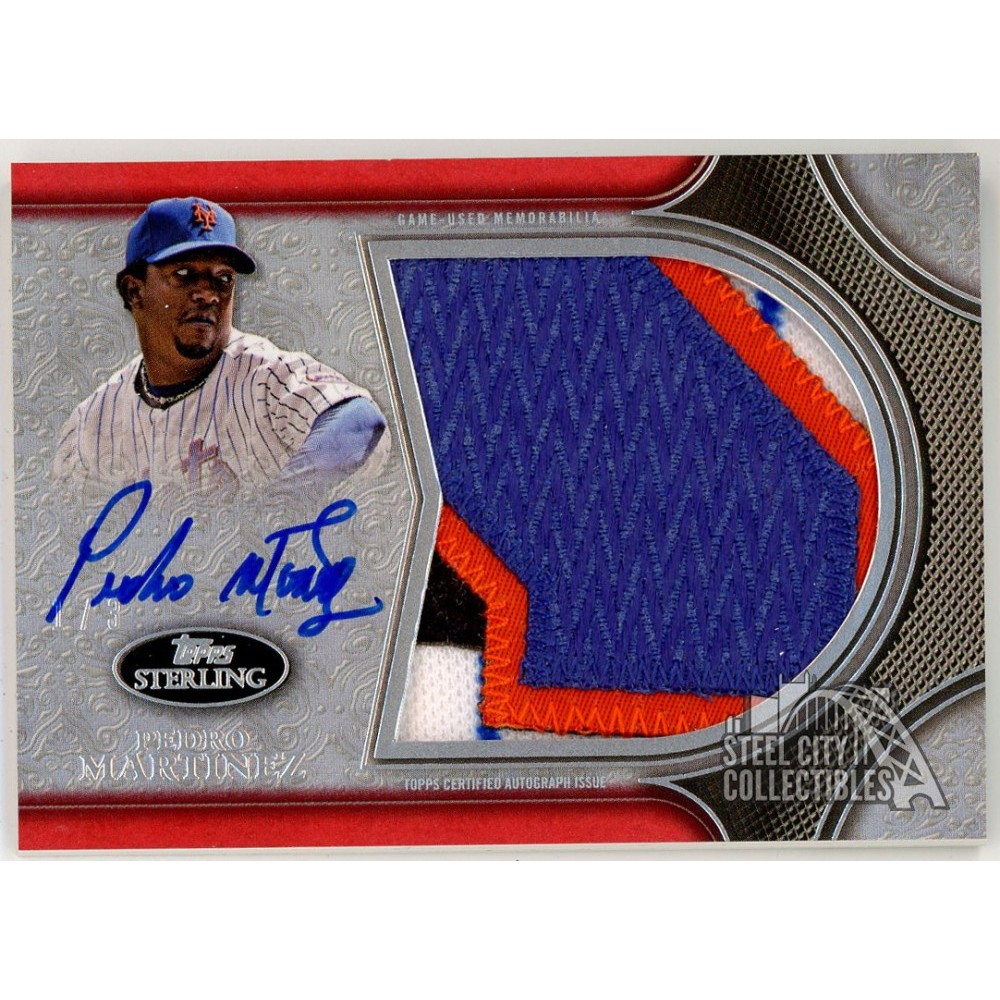 Pedro Martinez 2020 Topps Sterling Splendor Red Jumbo Patch Pedro Martinez 2020 Topps Sterling Splendor Red Jumbo Patch