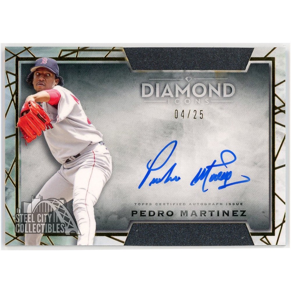 Pedro Martinez 2022 Topps Diamond Icons Autograph Card #DIA