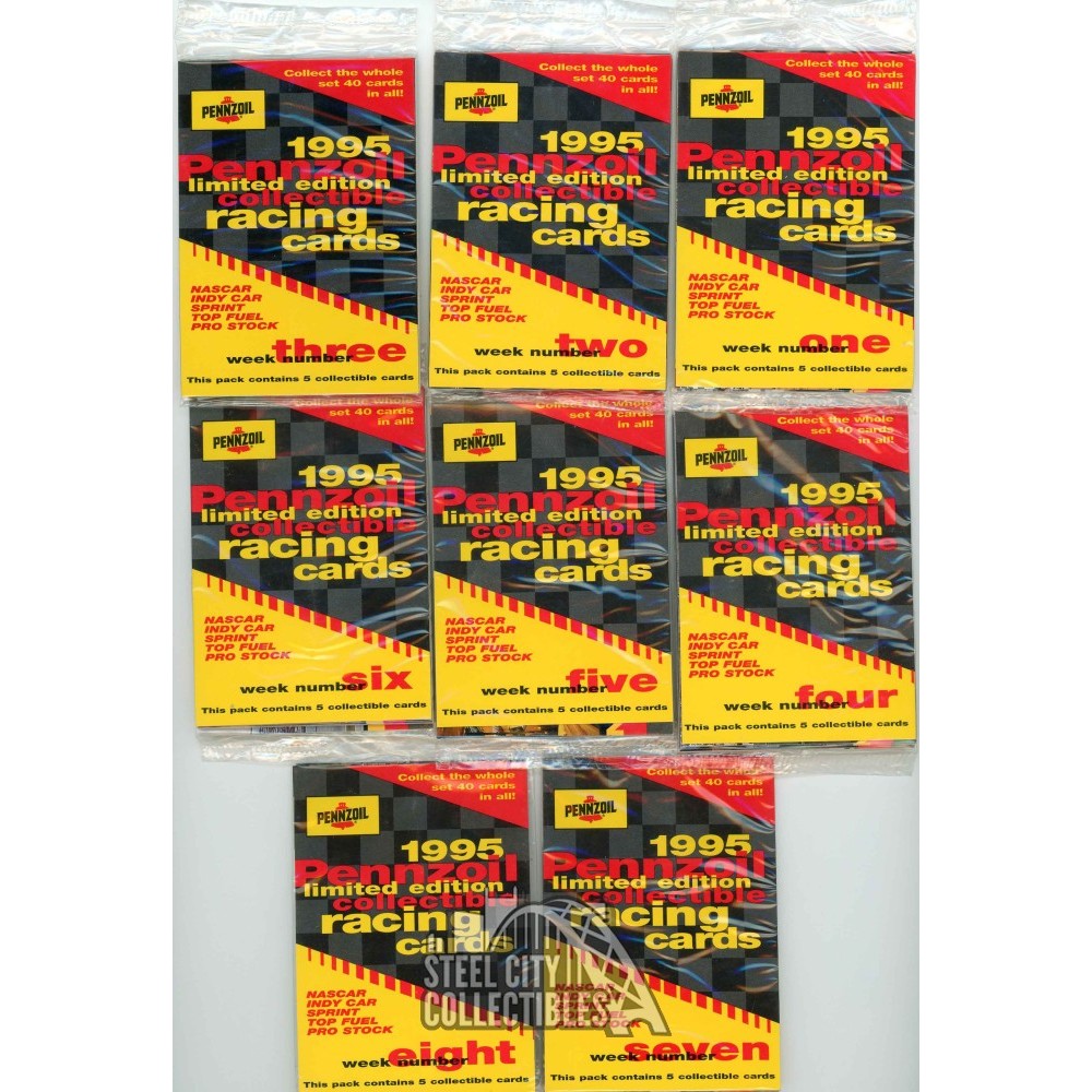 1995 Hi-Tech Pennzoil Racing Limited Edition 40 Card Complete Set