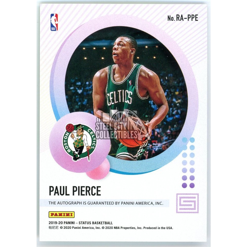 Paul Pierce 2019-20 Panini Status Renowned Green Escher Squares
