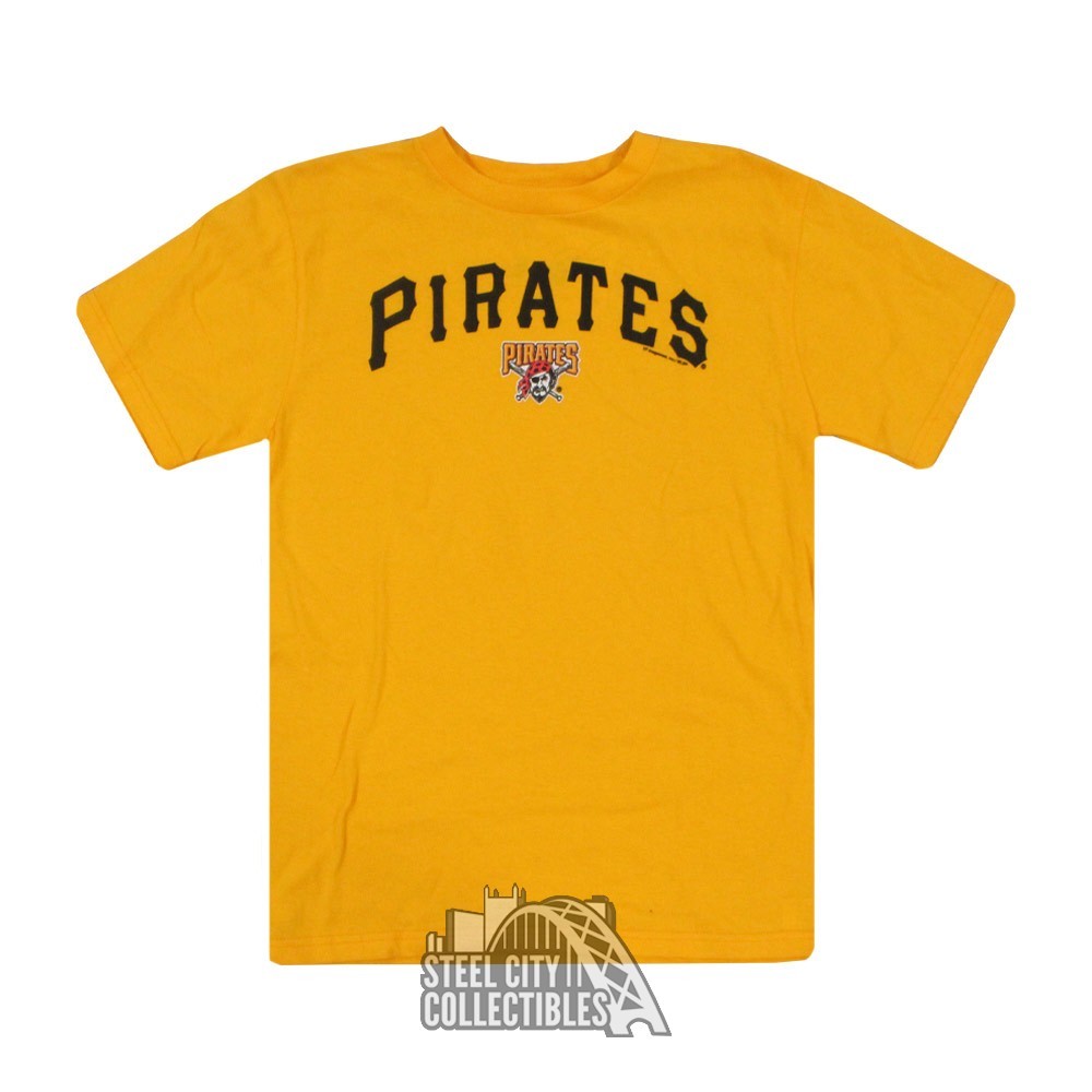 Pittsburgh Pirates Youth Gold Baseball Shirt Steel City Collectibles