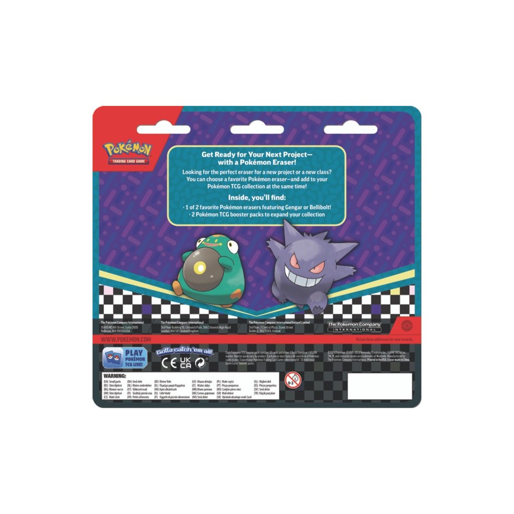 Pokemon Back to School 2024 Eraser Blister Pack | Steel City Collectibles Pokemon Back to School 2024 Eraser Blister Pack | Steel City Collectibles