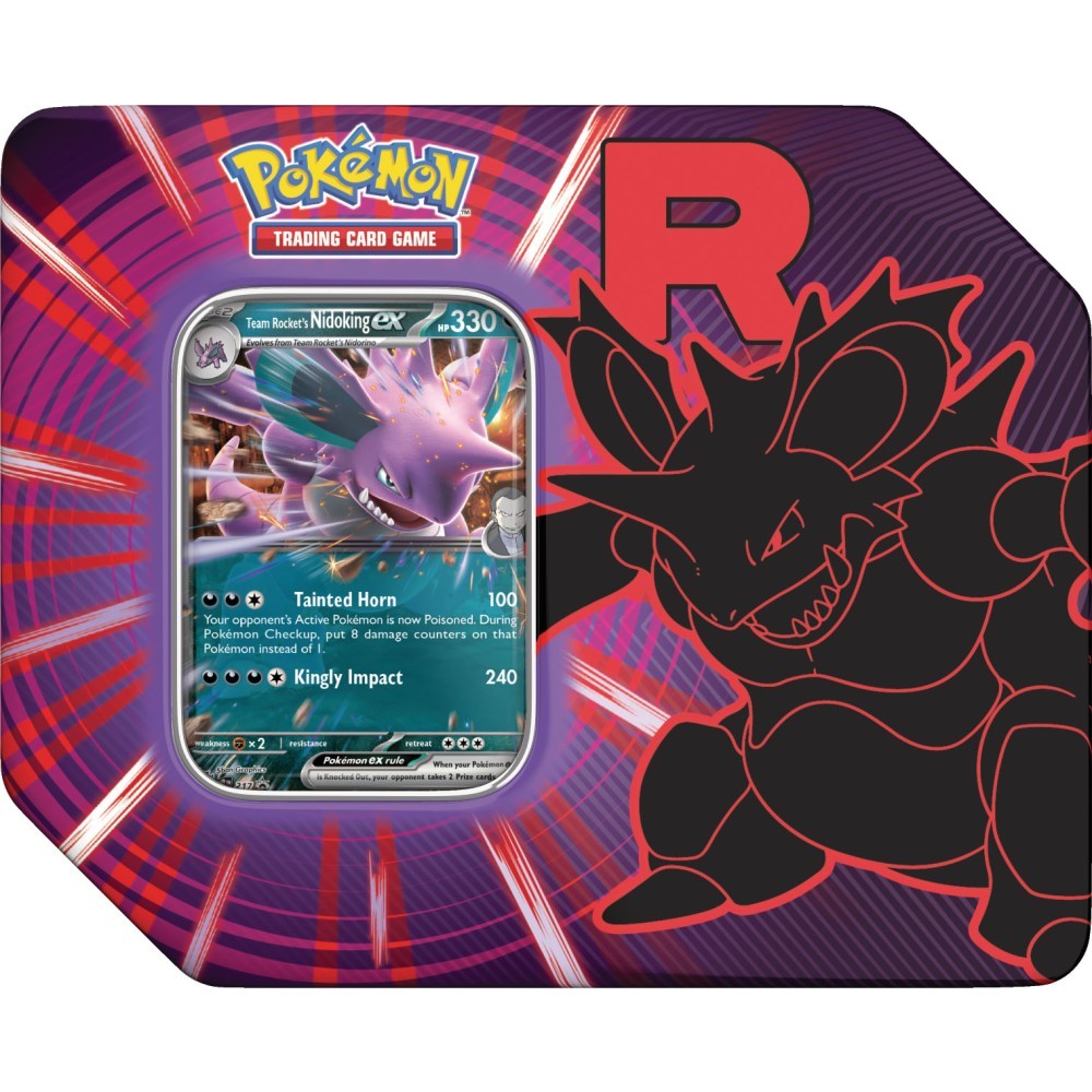【Nando】Team Rocket 3 items Pokemon Team Rocket 3-Tin Lot | Steel City Collectibles