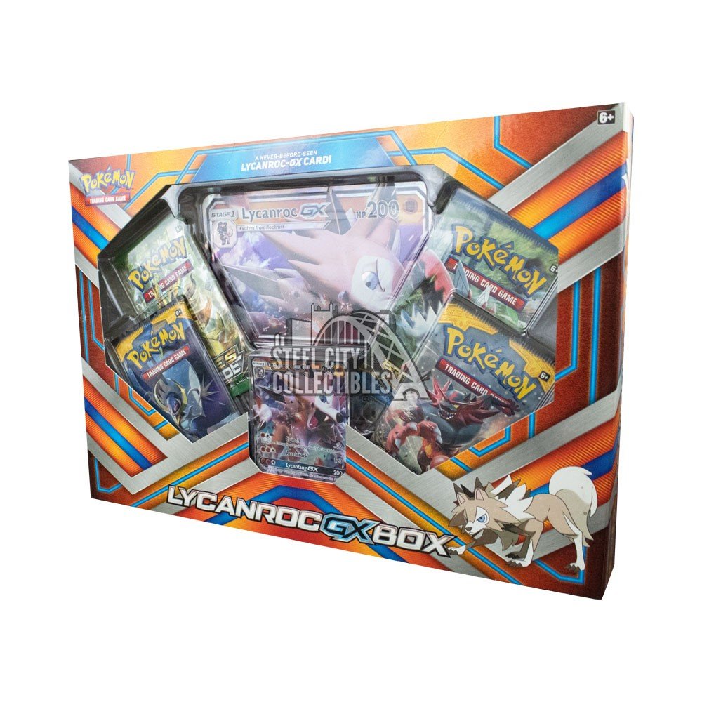 Pokemon Lycanroc-GX Box Steel City Collectibles