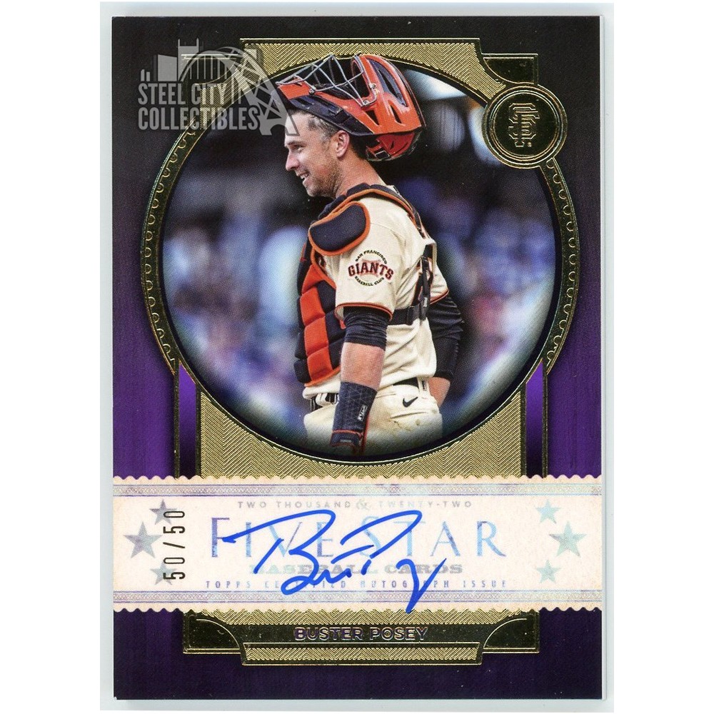 ゲームセンター・ゲームカード MLB  BUSTER POSEY ROOKIE AUTOGRAPH Buster Posey - 2022 Topps Diamond Icons - Autographs - Black
