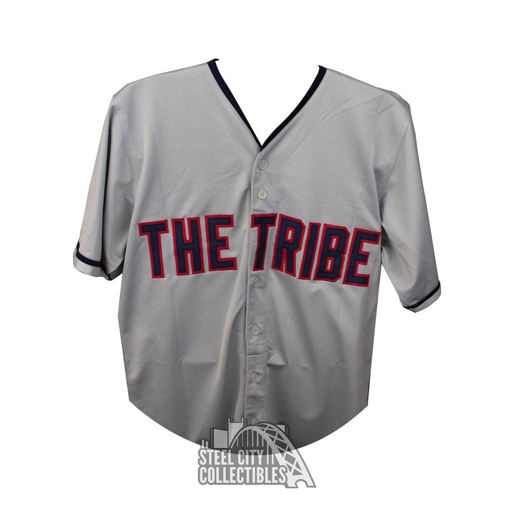 Jose Ramirez Autographed Cleveland Indians Custom The Tribe Gray Baseball  Jersey - JSA COA