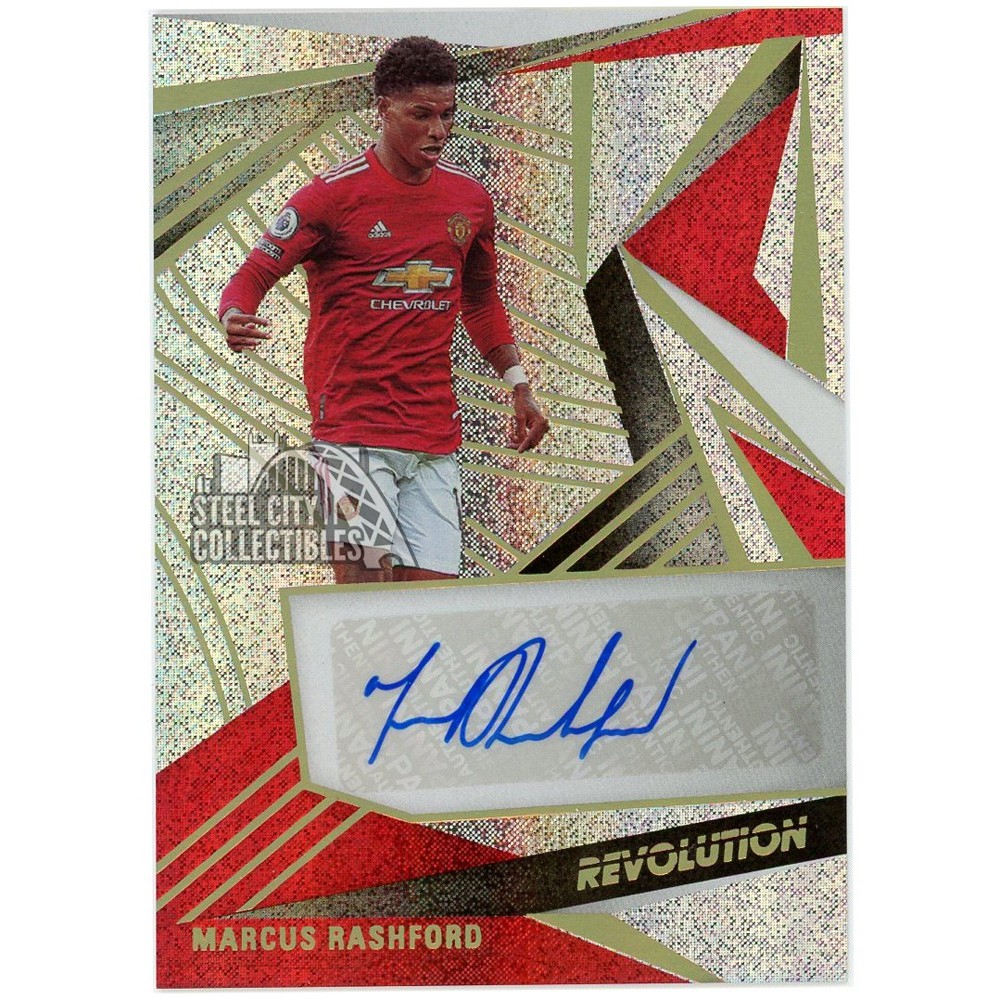 Panini Marcus Rashford PSA 10 125枚限定カード 2019 Panini Prizm Premier League Marcus Rashford Auto #33