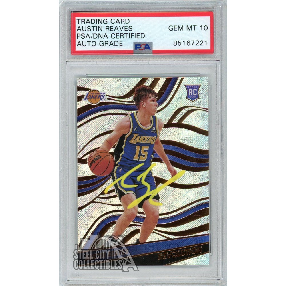 Austin Reaves 2021-22 Panini Revolution Autograph Rookie Card #132 