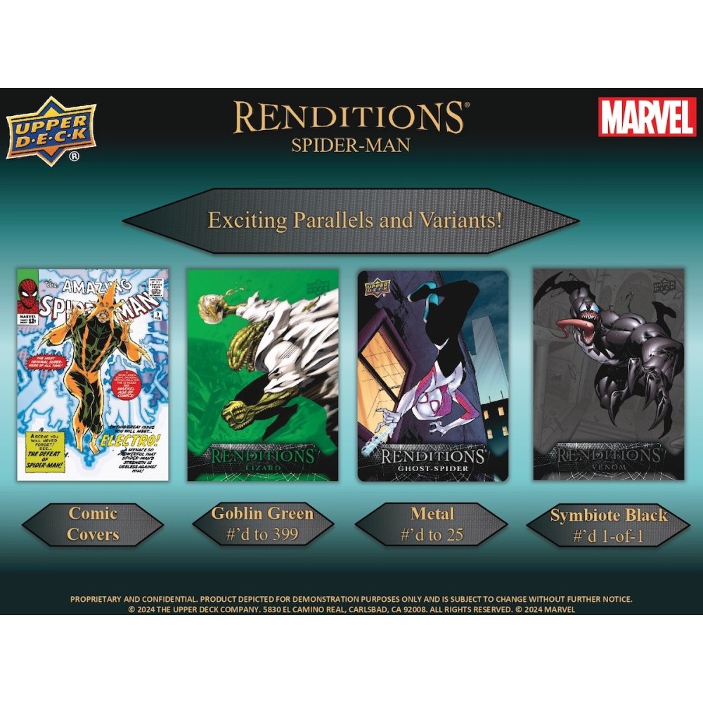 2024 Upper Deck Marvel Renditions Spider-Man Hobby 12-Box
